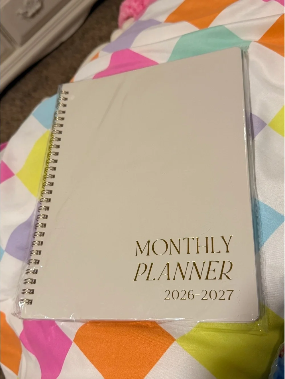 2026-2027 Monthly Planner Spiral Bound Notebook